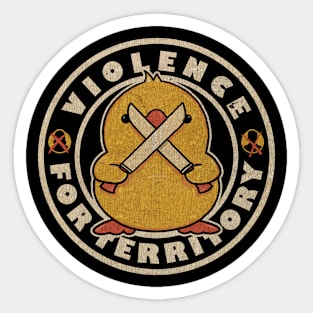 Violence For Territory Sticker